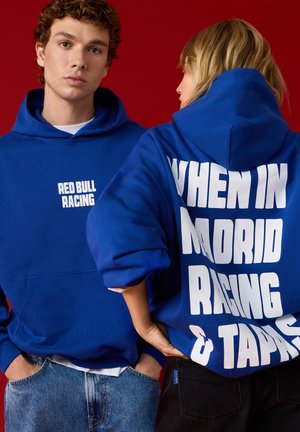 Red Bull Racing x Pepe Jeans, RED BULL RACING X PEPE JEANS HOODIE RACING & TAPAS HOODIE UNISEX - Hoodie - electric blue