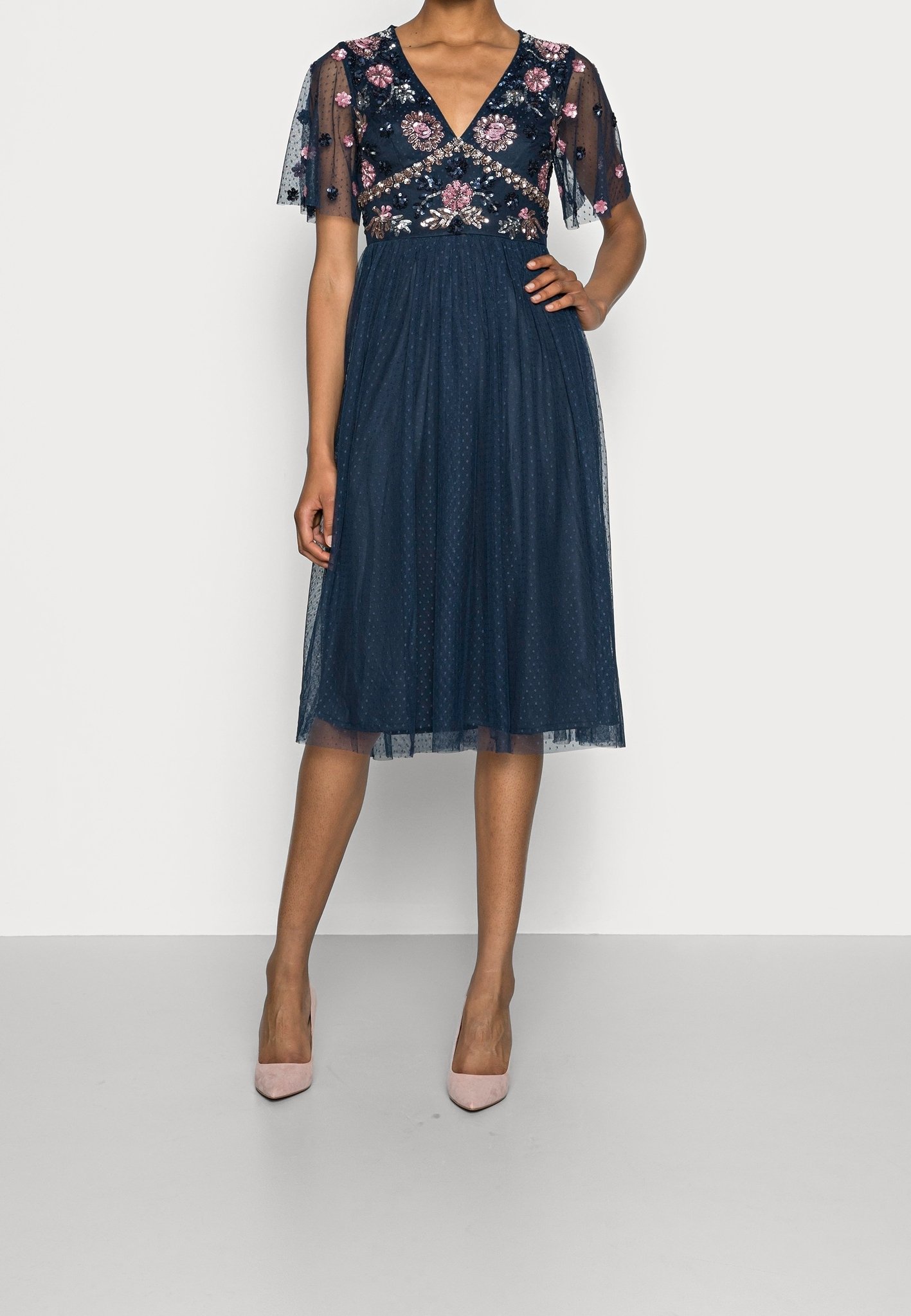 sachin and babi light blue dress Maya Deluxe main image 0