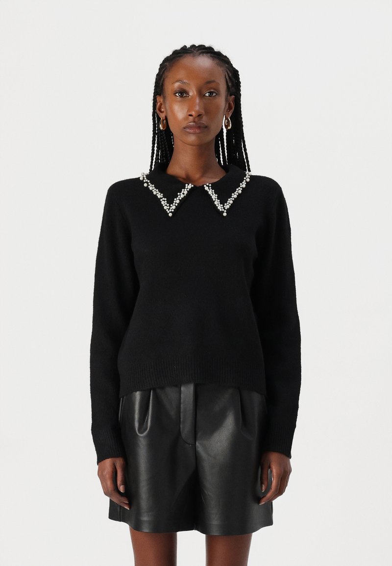 VILA VIPEARL O NECK  - Džemperis - black