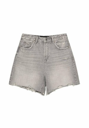 Stradivarius Denim shorts - grey denim