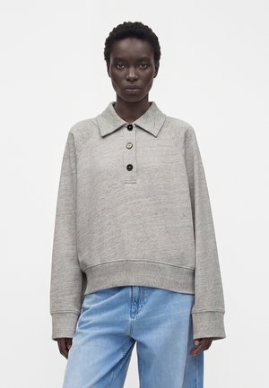 CLOSED, RUGBY LONGSLEEVE - Φούτερ - light grey melange