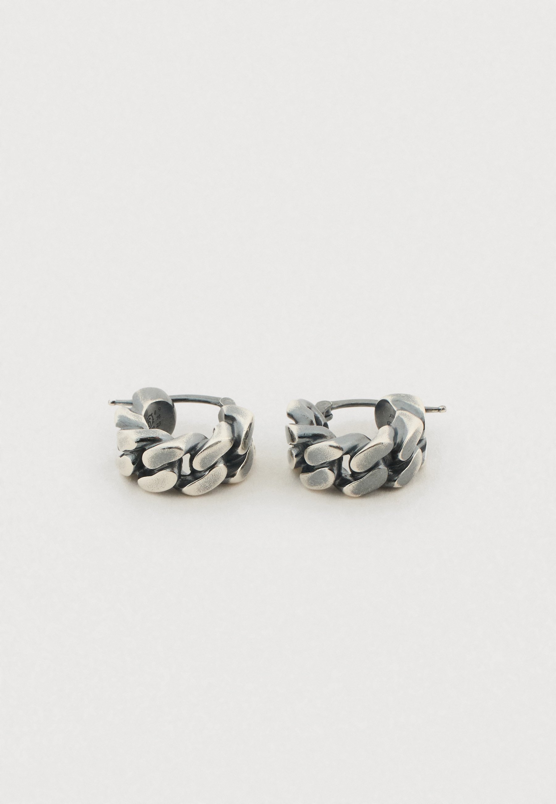 MM6 Maison Margiela CHAIN EARRING - Earrings - silver-coloured