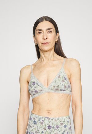 Reggiseno a triangolo - mystique garden/white light sun