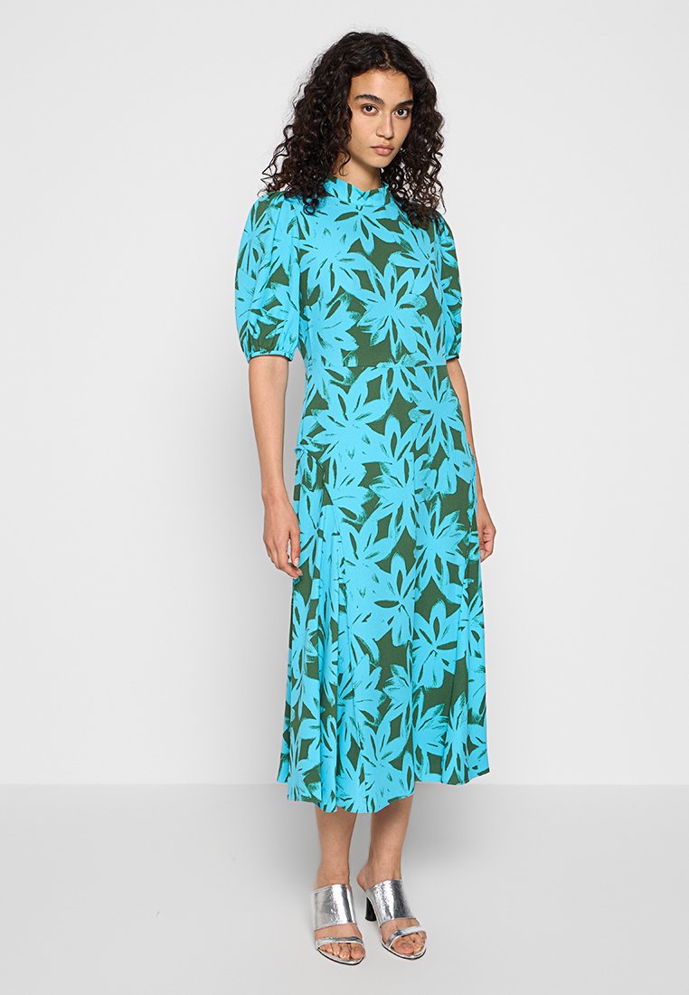 Diane von Furstenberg Maxi-jurk turquoise