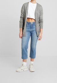 ONLY Petite Chaqueta de punto - grey