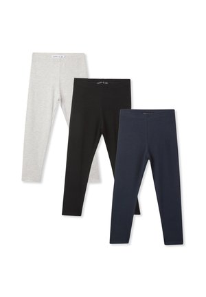 PACK 3 TU STRETCH - Leggings - 1x Grey, 1x Black, 1x Blue