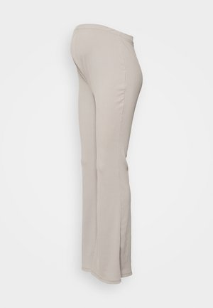 MATERNITY FLARES - Tygbyxor - grey