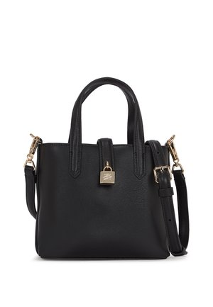 AUTOGRAPH PADLOCK MINI TOTE - Kabelka - black