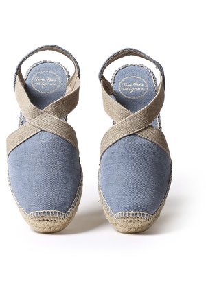 VERDI - Scarpe con plateau - blue