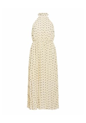 VILA, MIDI DRESS VIMICADA HALTER NECK - Robe de jour - birch