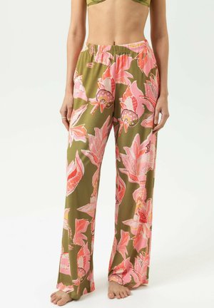 Nachtwäsche Hose - golden fern