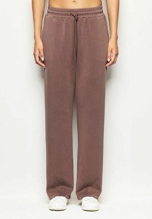 EASY LIVING - Tygbyxor - brown plain