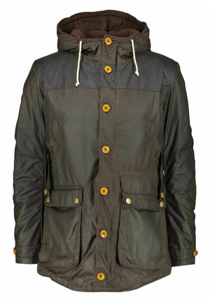 GAME WAXED - Parka - oliv