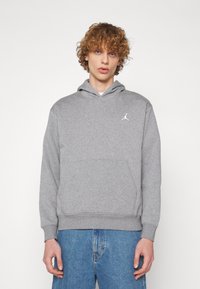 Jordan M J ESS FLC PO - Felpa con cappuccio - grey