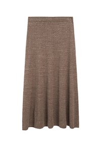 LONG FLARED - Maxirock - dark brown