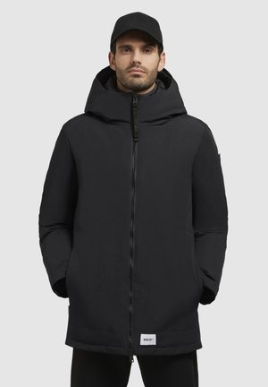 ADAN - Talvemantel - schwarz