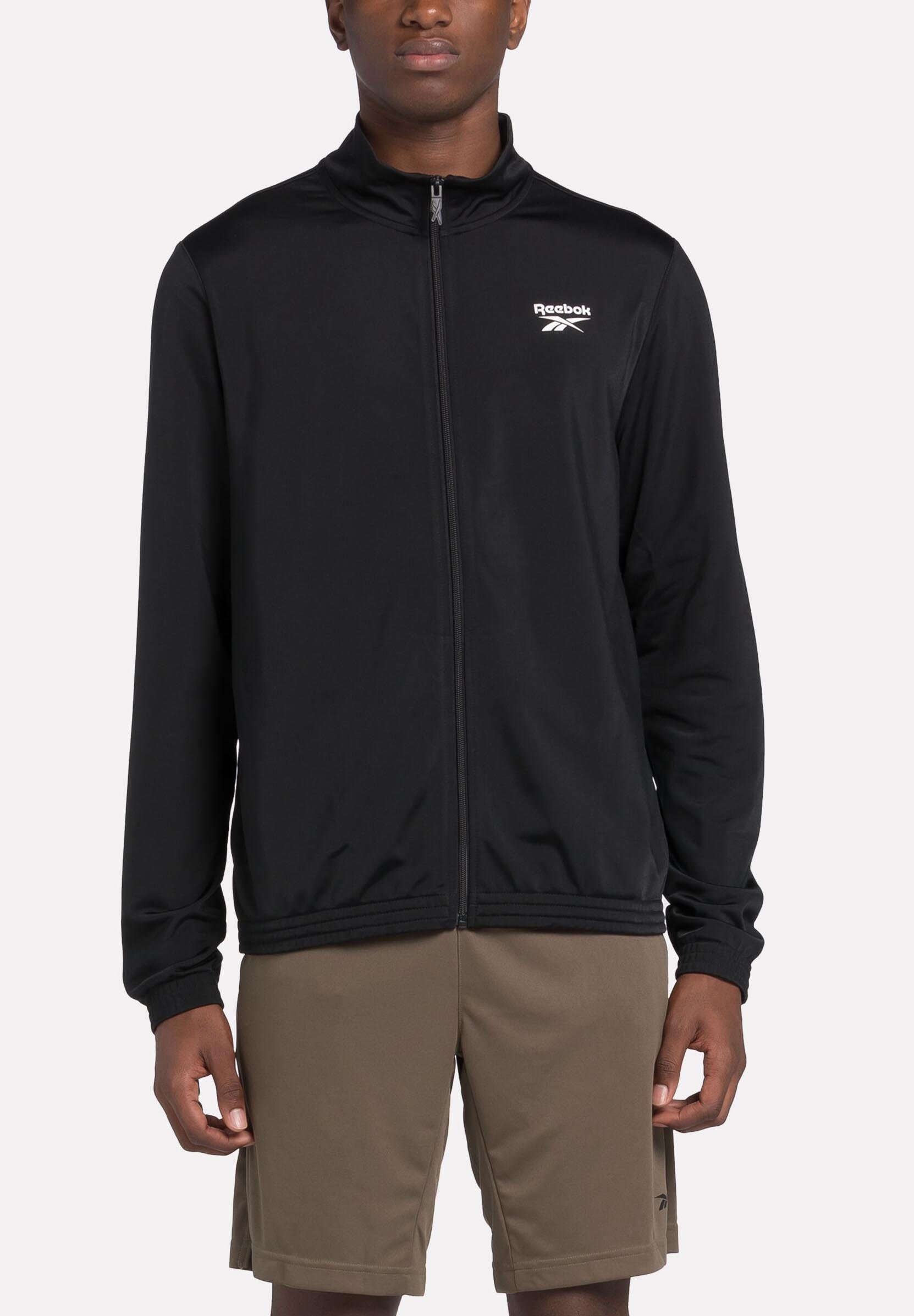 Reebok Classic SMALL LOGO - Training jacket - black - Zalando.co.uk