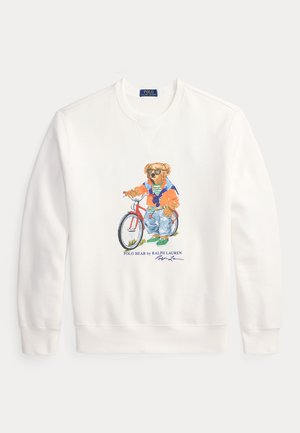 Polo Ralph Lauren, POLO BEAR FLEECE SWEATSHIRT - Mikina - white- summer bear