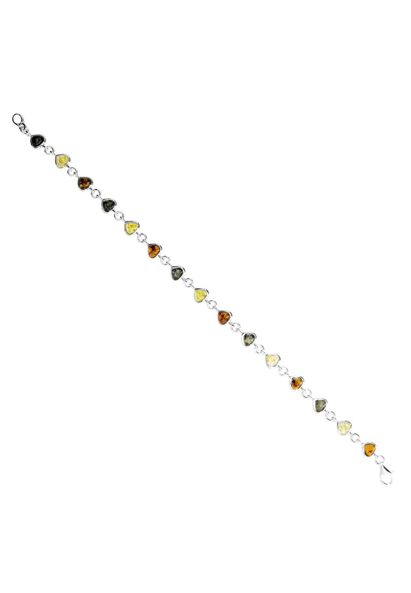 Damen Halsketten | Ostsee-Schmuck KLEINES HERZ Armband silber silberfarben weiß/silberfarben - CT39041 Damen Halsketten | Ostsee-Schmuck KLEINES HERZ Armband silber silberfarben weiß/silberfarben - CT39041