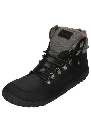 Schnürstiefelette - black