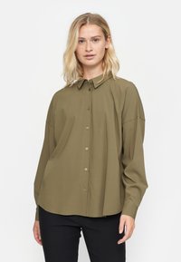 Soft Rebels SRFREEDOM WIDE  - Užsagstoma palaidinė - burnt olive