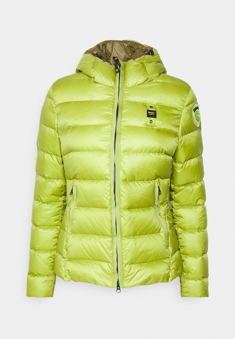 Blauer BASIC HOODED JACKET - Chaqueta plumas - green/verde Zalando.es