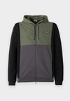TRAIN ATHLETIC COLOUR BLOCK HOODIE - Sweat à capuche - beetle