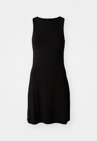 SOFT TOUCH MINI DRESS - Jerseyjurk - black