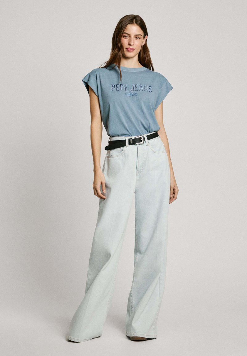 Pepe Jeans T-shirt print blauw