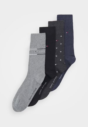MEN GIFTBOX 4 PACK - Calze - black