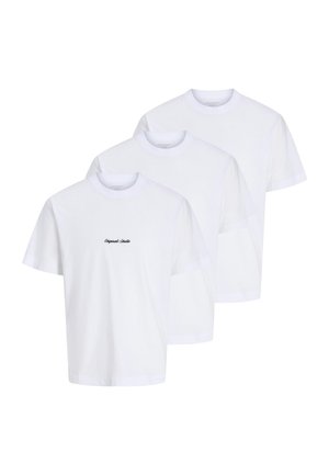 Jack & Jones 3ER PACK NORREBRO - T-shirt basic - bright white