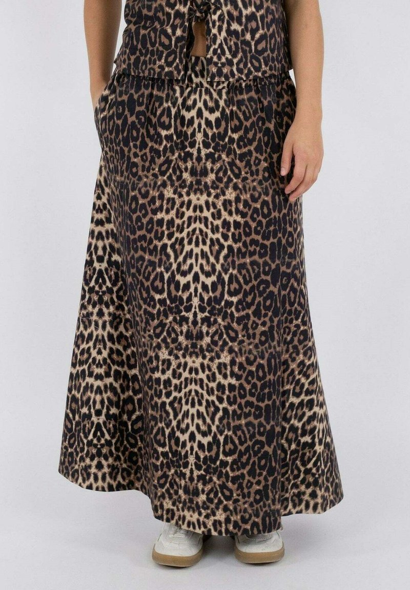 Neo Noir - Pamelo Skirt - Dark Grey Melange