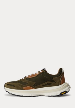Polo Ralph Lauren, MODERN TRAINER 200 SUEDE PANELED SNEAKER - Tenisky - olive green