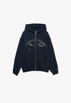 PRIMAL NATURE - Pulover s kapuco - dark blue