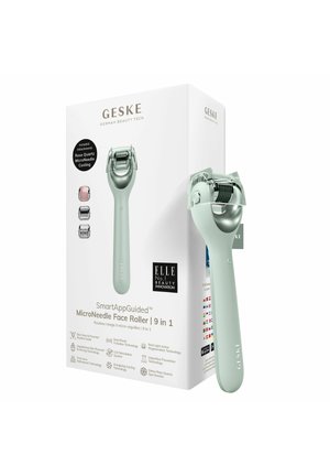 MICRONEEDLE FACE ROLLER | 9 IN 1 | SMARTAPPGUIDED - Accessoires soin du corps - green