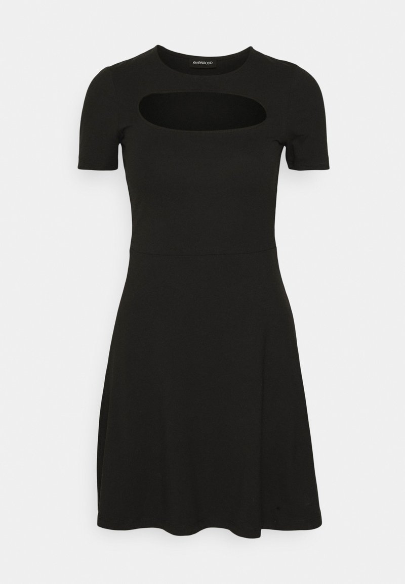 Even&Odd Petite Jerseyjurk zwart
