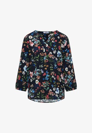 Cecil, 3/4-ARM BLUSE MIT SPLIT NECK UND PRINT - Bluse - universal blue
