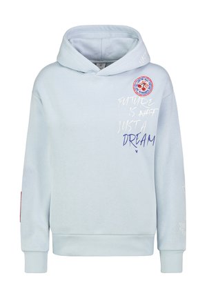 MIT PIGMENTPRINT - Kapuzenpullover - light blue