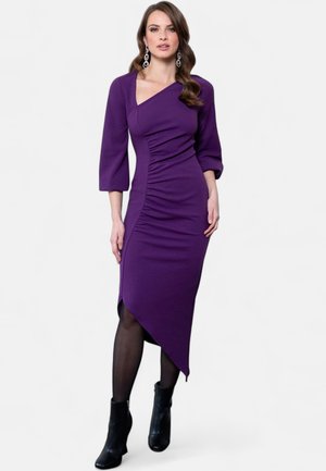 RUCHED MIDI - Day dress - purple