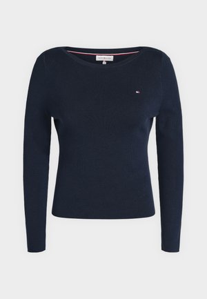 Tommy Hilfiger, FULL NEEDLE BOAT - Pullover - dark night navy