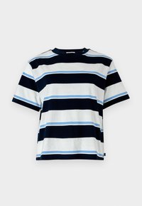 Unselected, white/navy/light blue