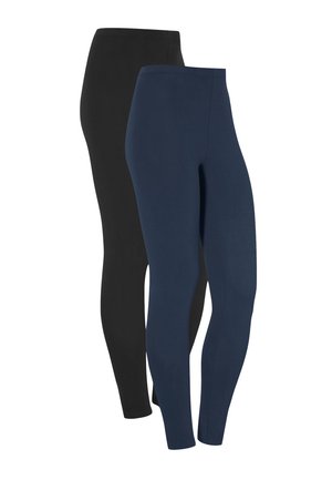 FIA BASIC 2 PACK - Leggings - navy  black