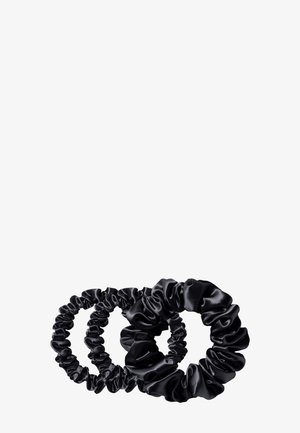 PURE SILK BACK TO BASICS ASSORTED SCRUNCHIES - Skincare tool - black