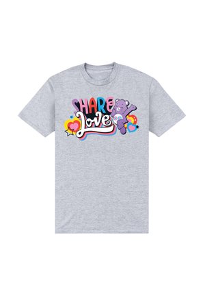 CARE BEARS UNLOCK THE MAGIC SHARE LOVE - Camiseta estampada - heather grey