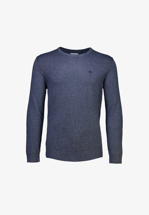 Lindbergh ECOVERO L/S O-NECK - Jersey de punto - dk blue blend
