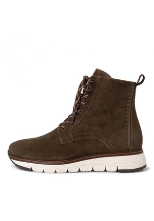Lace-up ankle boots - braun