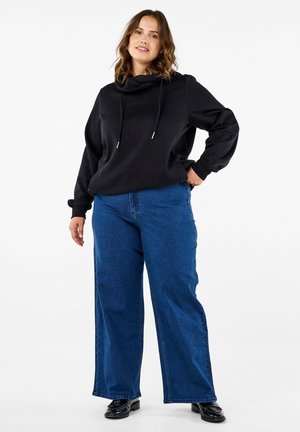 Zizzi FLASH MIT WEITER - Straight leg jeans - blue denim