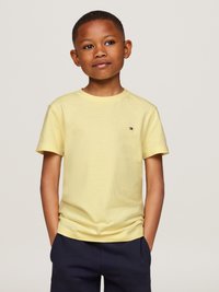 Tommy Hilfiger ESSENTIAL TEE UNISEX - Camiseta básica - lemon zest