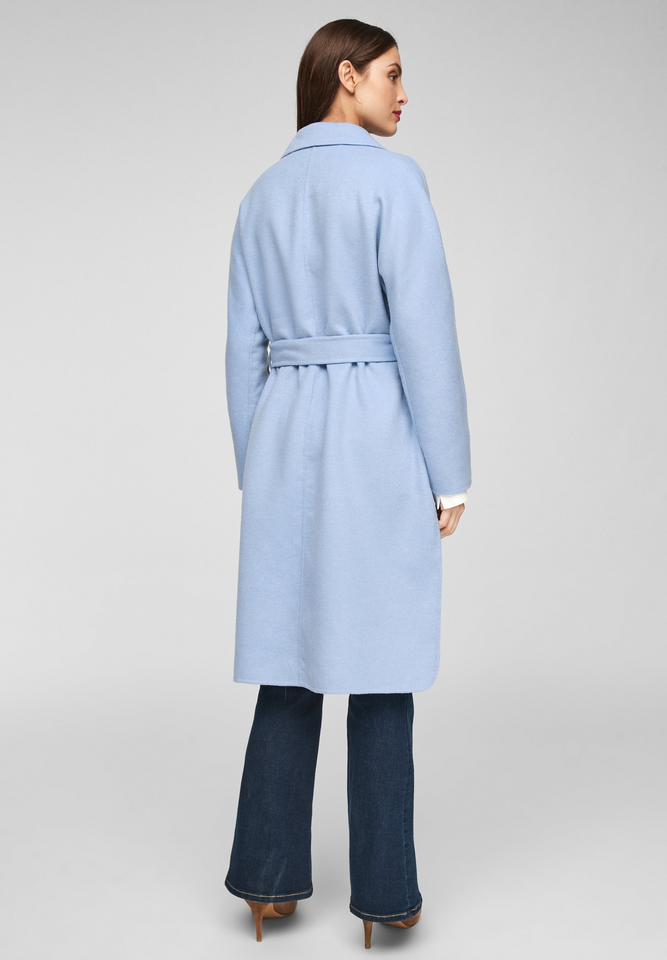 s oliver mantel damen hellblau