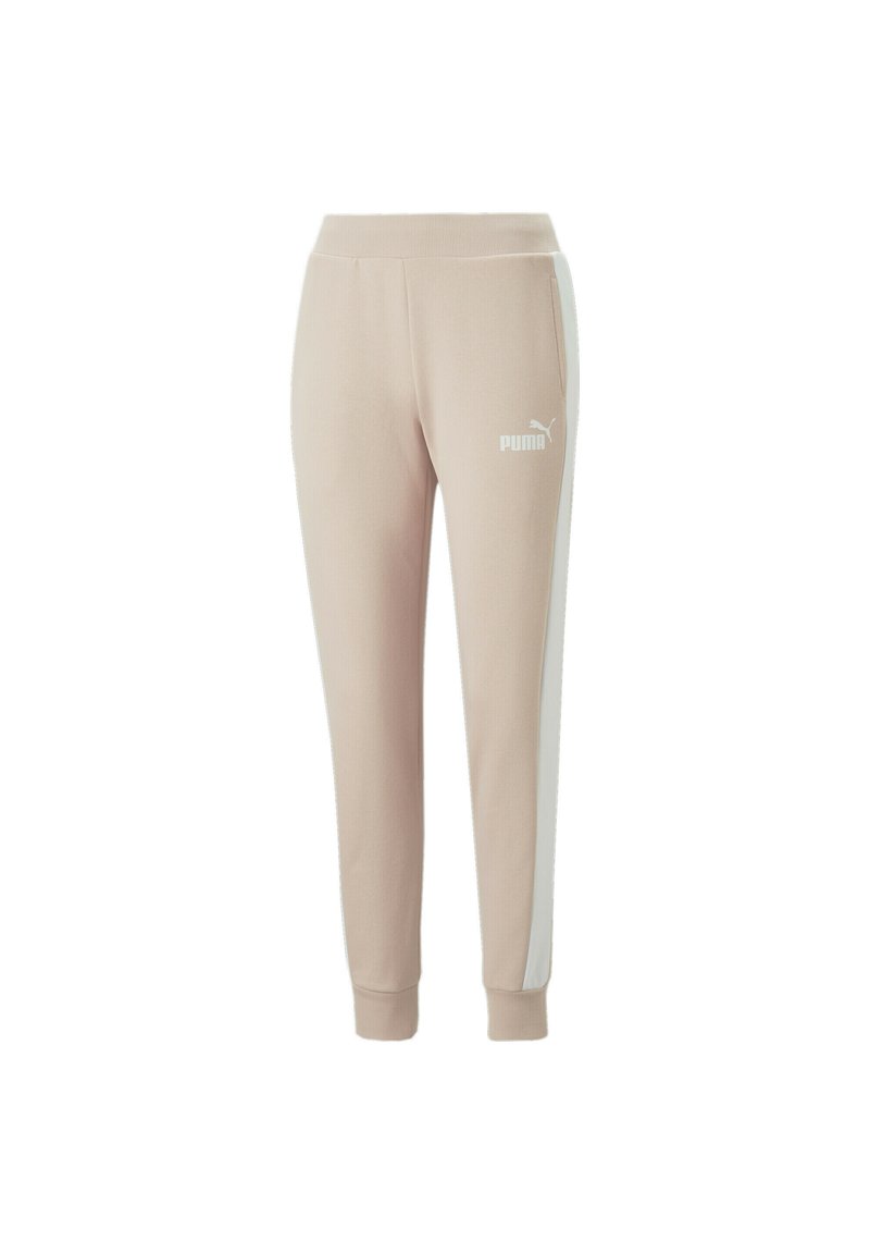 Puma - AROUND THE BLOCK - Tracksuit bottoms - rose quartz white, Enlarge